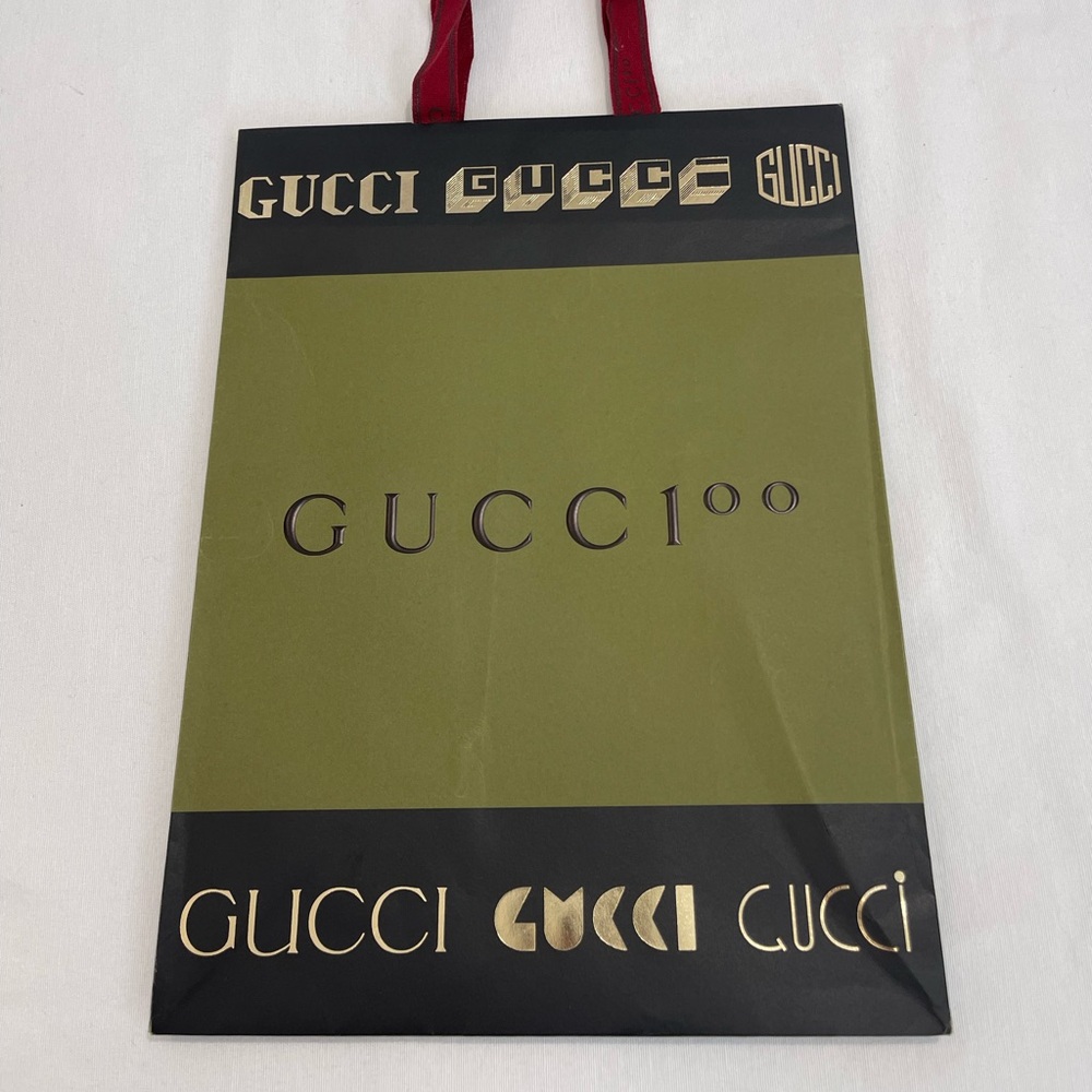 GUCCI 100 year Anniversary Gift Bag from Gucci Las Vegas - Picture 2 of 8